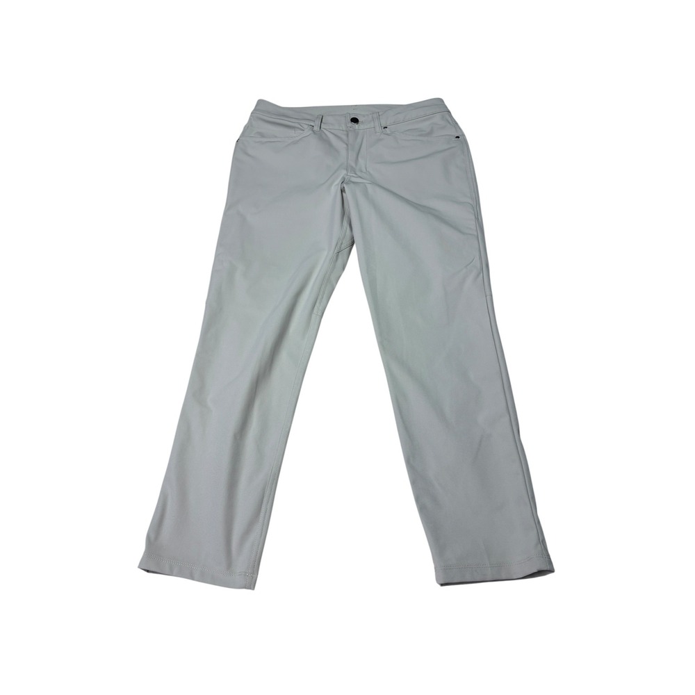 Lululemon Commission Pant Slim‎ Light Grey Mens Size 30X26 Technical Trousers